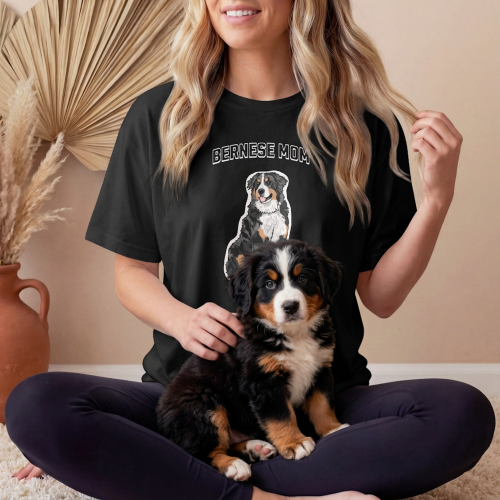 Berneński Pies Pasterski Mom Club T-shirt