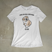 Buldog Angielski Mom Club T-shirt