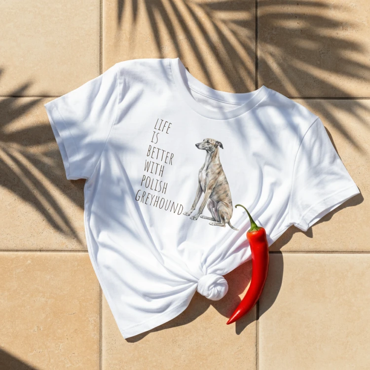 Life Is Better With Chart Polski T-shirt