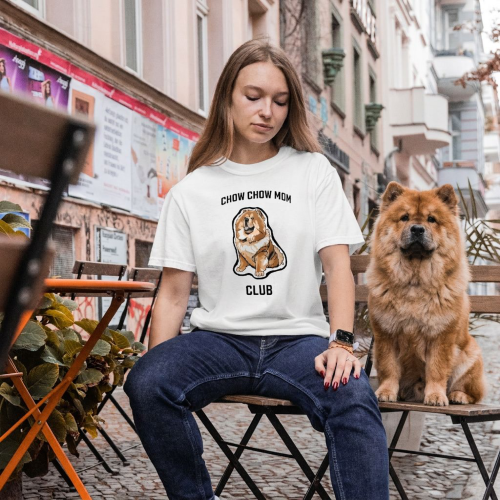 Chow Chow Mom Club T-shirt