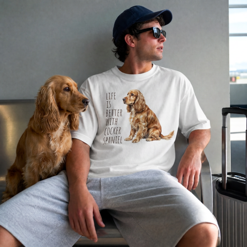 Life Is Better With Cocker Spaniel T-shirt