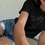 Cocker Spaniel Outline T-shirt