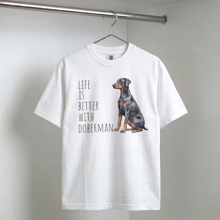 Life Is Better With Doberman T-shirt
