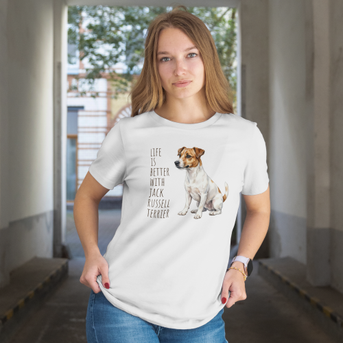 Life Is Better With Jack Russell Terrier T-shirt