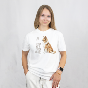 Life Is Better With Owczarek Szkocki Długowłosy T-shirt