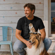 Life Is Better With Owczarek Szkocki Długowłosy T-shirt