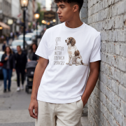 Life Is Better With Spaniel Francuski T-shirt