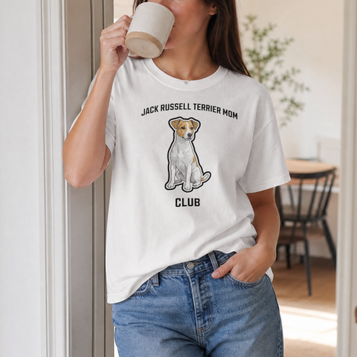 Jack Russell Terrier Mom Club T-shirt
