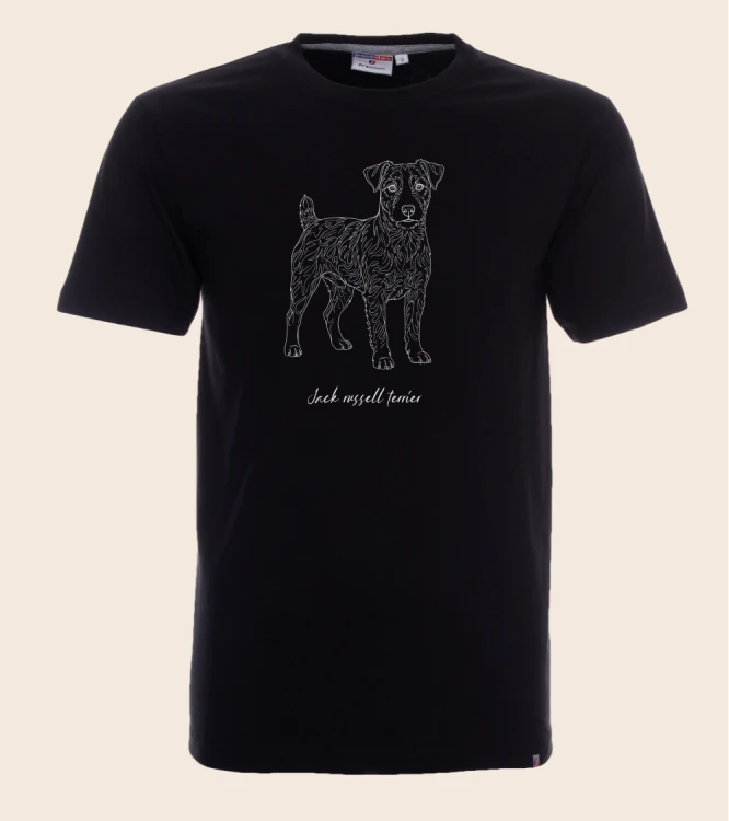 Jack Russell Terrier Outline T-shirt
