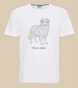 Owczarek Amerykański Outline T-shirt