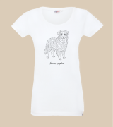 Owczarek Amerykański Outline T-shirt