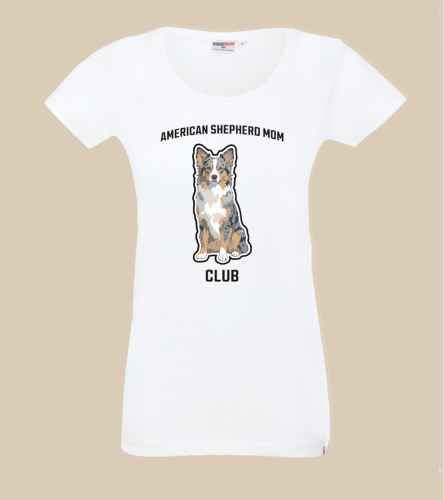 Owczarek Amerykański Mom Club T-shirt