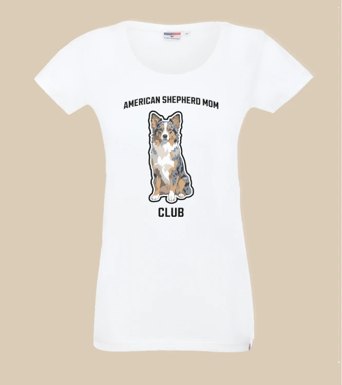 Owczarek Amerykański Mom Club T-shirt