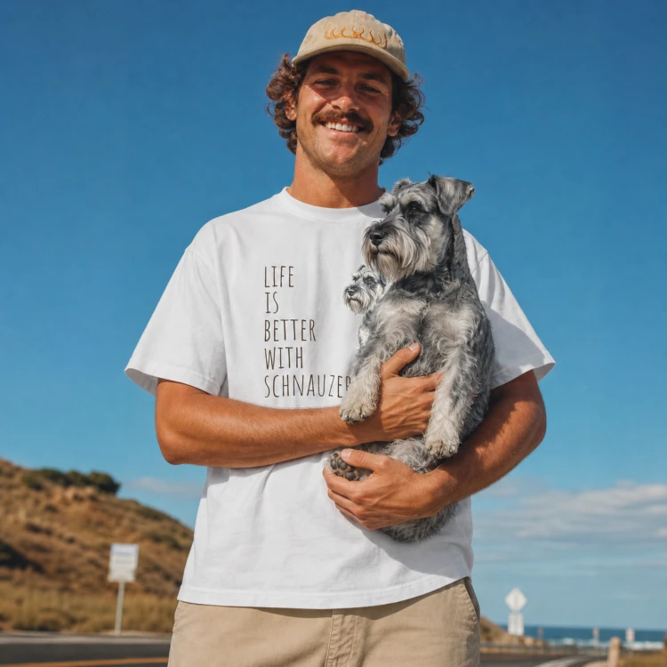 Life Is Better With Sznaucer T-shirt