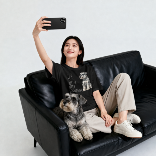 Life Is Better With Sznaucer T-shirt