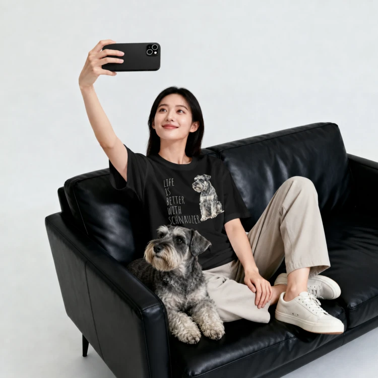 Life Is Better With Sznaucer T-shirt
