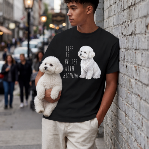 Life Is Better With Bichon T-shirt