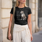Life Is Better With Pitbull T-shirt