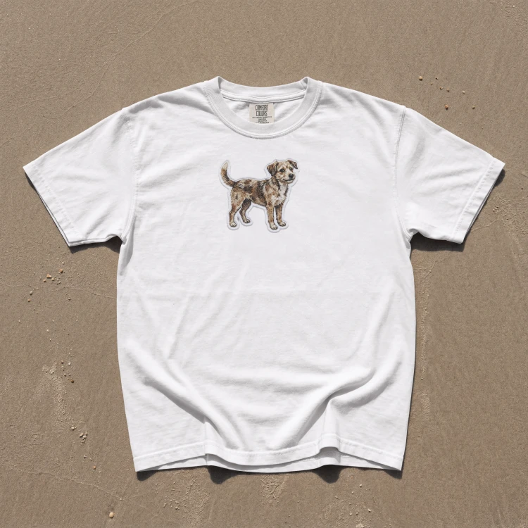 Kundelek Mały Naszywka T-shirt oversize