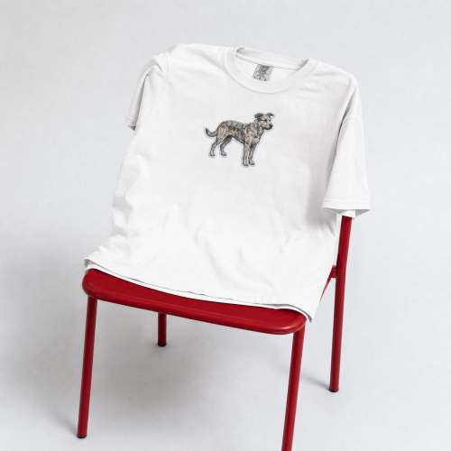 Kundelek Średni Naszywka T-shirt oversize
