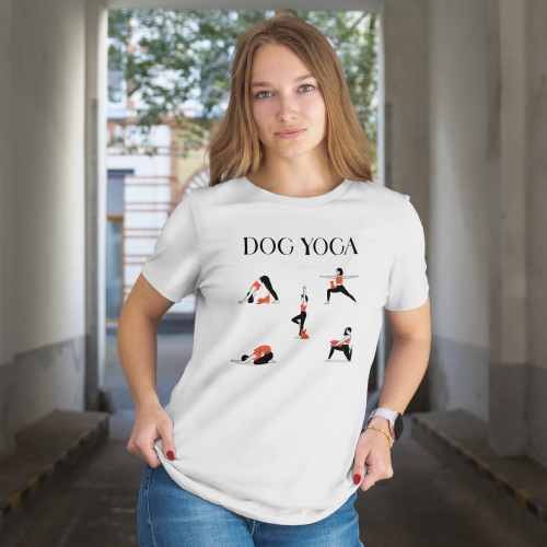 Dog Yoga T-shirt