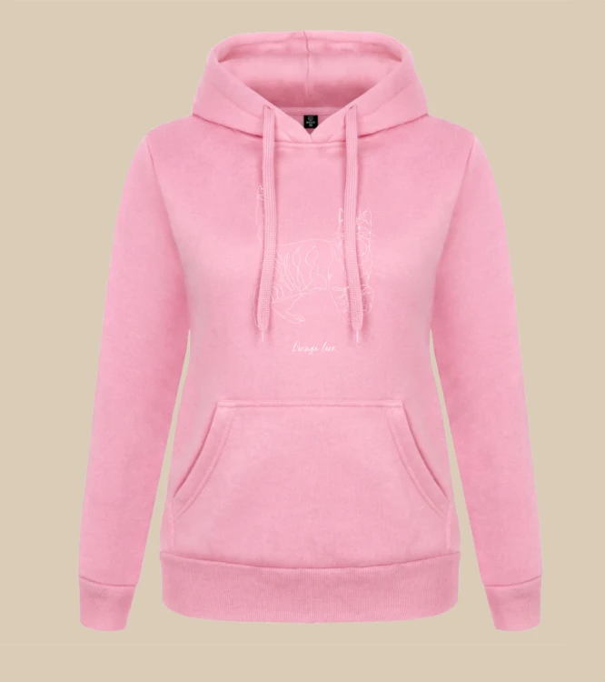 Rudy Kot Outline Bluza z kapturem