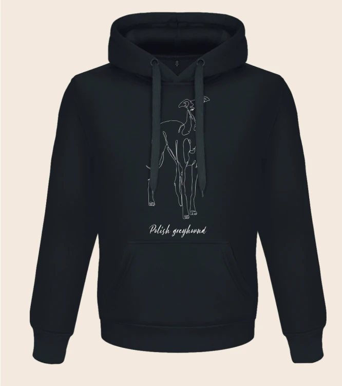Chart Polski Outline Bluza z kapturem