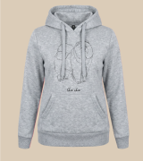 Chow Chow Outline Bluza z kapturem