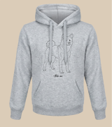 Akita Inu Outline Bluza z kapturem