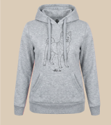 Akita Inu Outline Bluza z kapturem