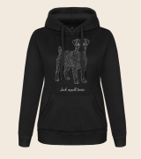 Jack Russell Terrier Outline Bluza z kapturem