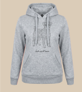 Jack Russell Terrier Outline Bluza z kapturem