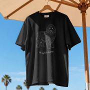 Owczarek Staroangielski Outline T-shirt
