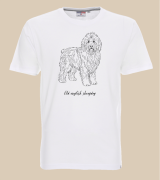 Owczarek Staroangielski Outline T-shirt