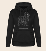 Owczarek Staroangielski Outline Bluza z kapturem
