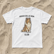 Owczarek Szkocki Długowłosy Mom Club T-shirt
