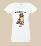 Owczarek Szkocki Długowłosy Mom Club T-shirt
