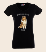 Owczarek Szkocki Długowłosy Mom Club T-shirt