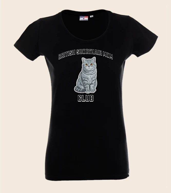 Brytyjski Krótkowłosy Mom Club T-shirt