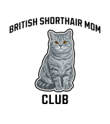 Brytyjski Krótkowłosy Mom Club T-shirt