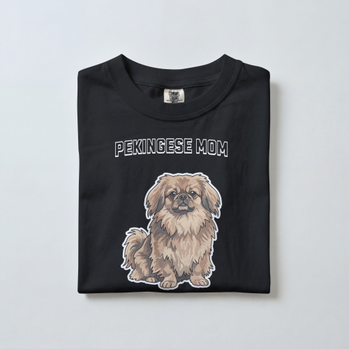 Pekińczyk Mom Club T-shirt