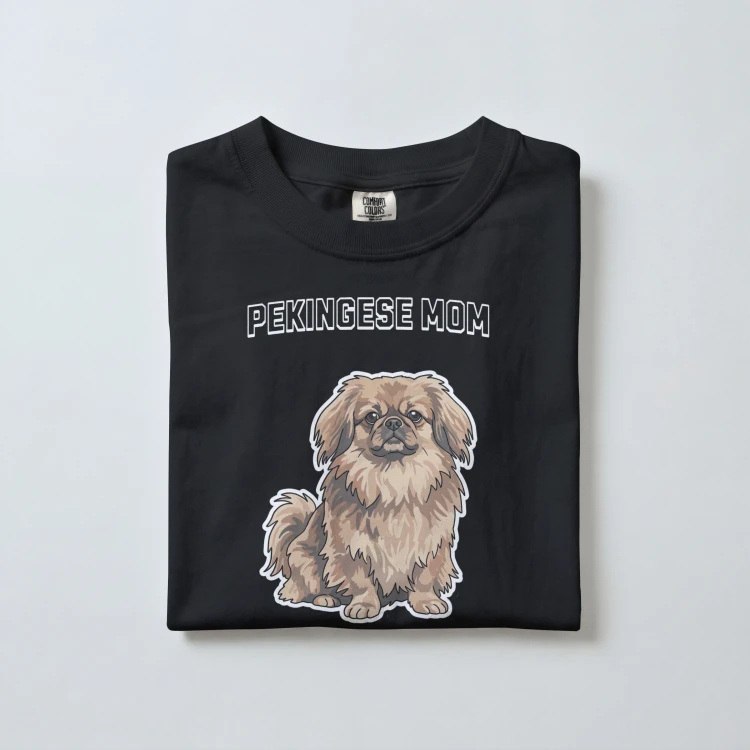 Pekińczyk Mom Club T-shirt