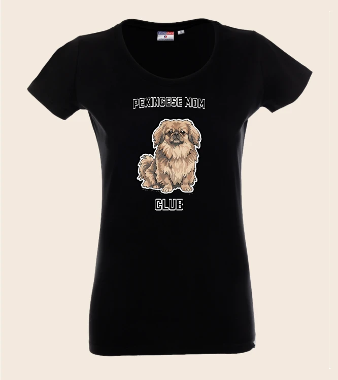 Pekińczyk Mom Club T-shirt
