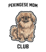 Pekińczyk Mom Club T-shirt