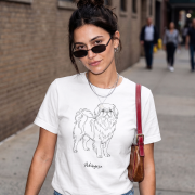 Pekińczyk Outline T-shirt