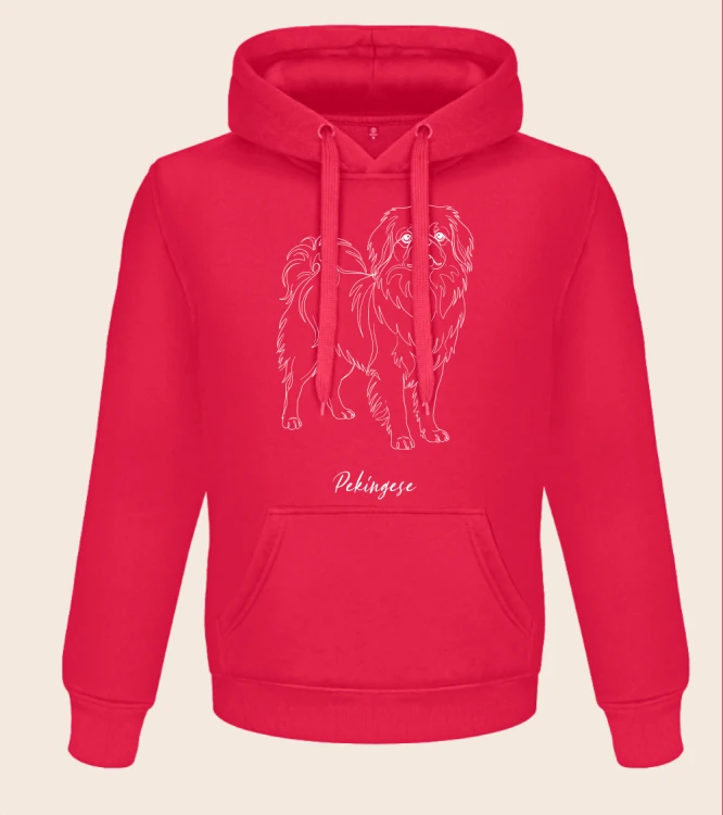 Pekińczyk Outline Bluza z kapturem