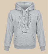 Pekińczyk Outline Bluza z kapturem