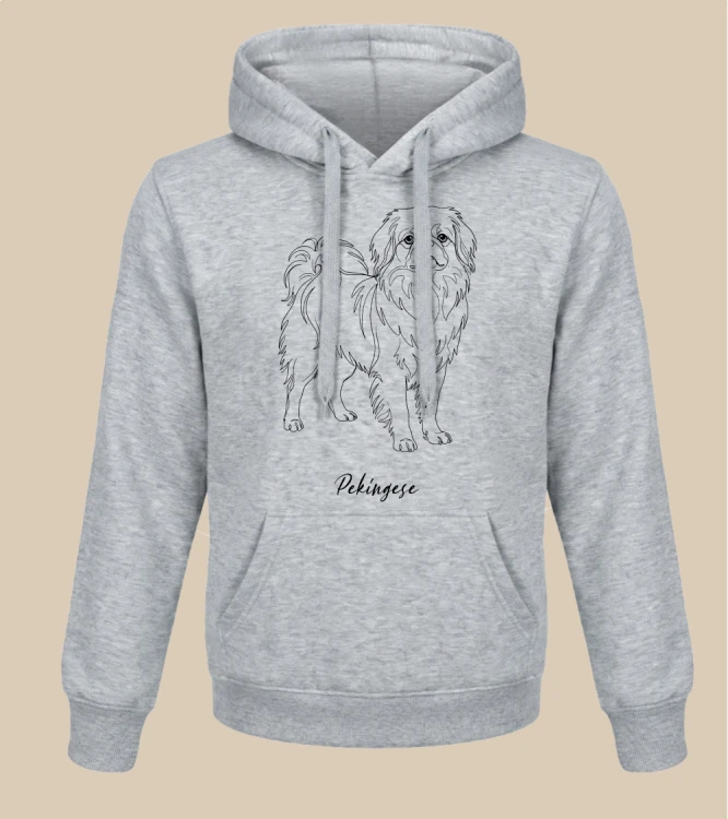 Pekińczyk Outline Bluza z kapturem