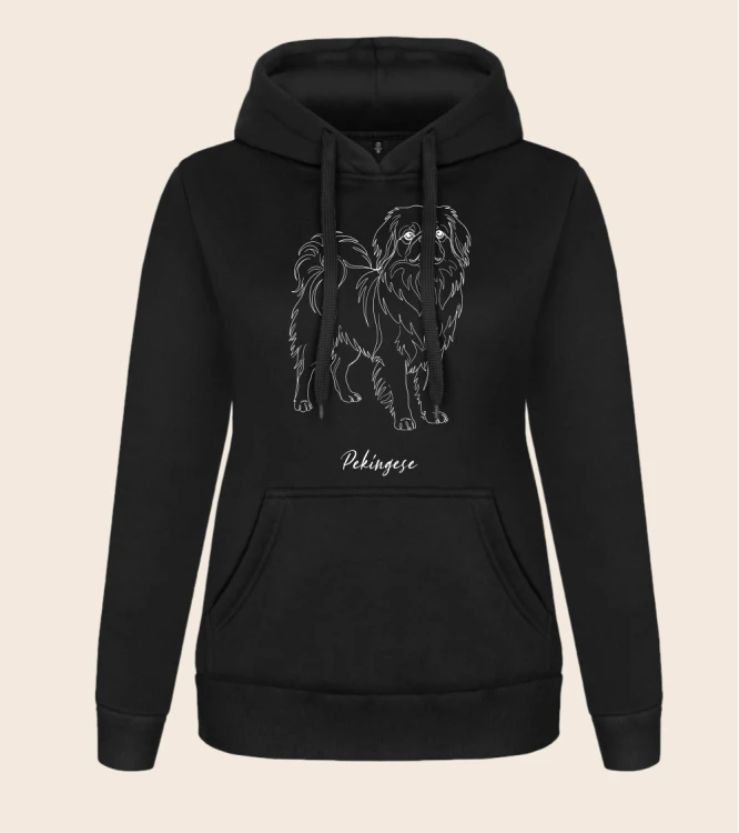 Pekińczyk Outline Bluza z kapturem