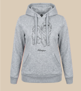 Pekińczyk Outline Bluza z kapturem
